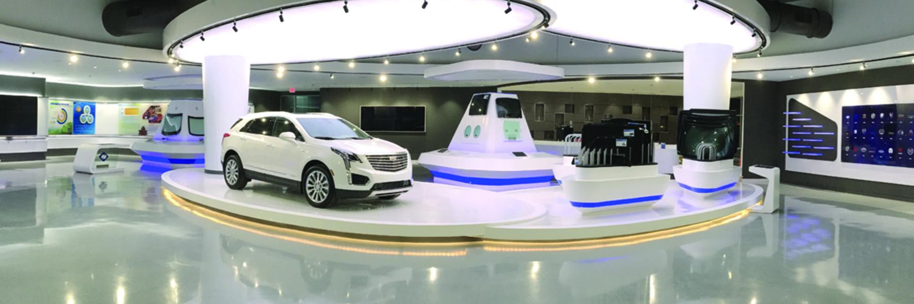 Fuyao Glass America Showroom buildout Pepper Construction